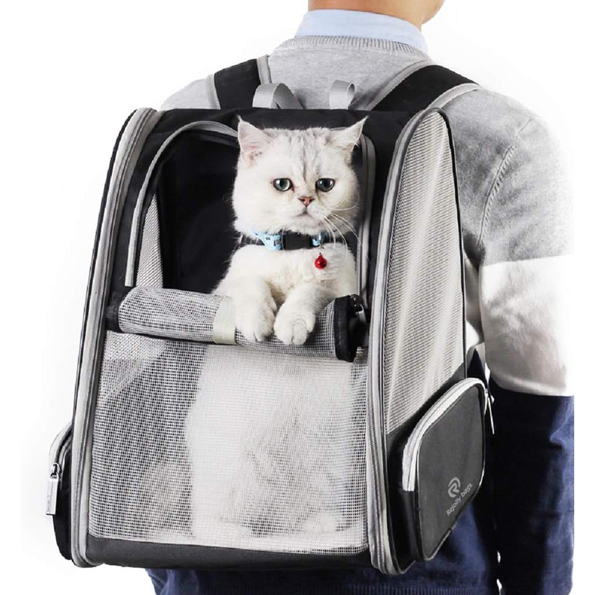 Innovative Traveller Bubble Backpack Haustiertransportboxen für Katzen und Hunde, langlebige Haustiertasche RJ206102