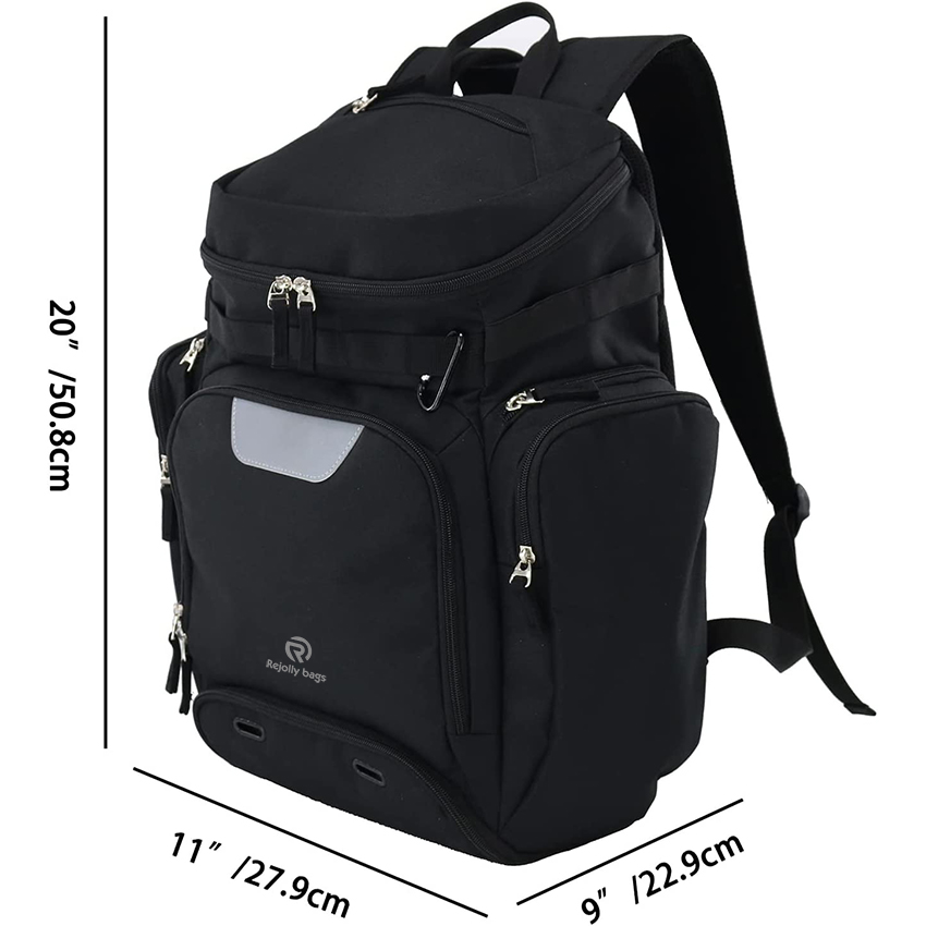 Großes Schuh- und Ballfach, Fußballrucksack, Baseball-, Softball-, Volleyball-Sportrucksacktasche, Reise-Fitnessrucksack, Basketball-Trainingsgeräte Balltasche RJ196103