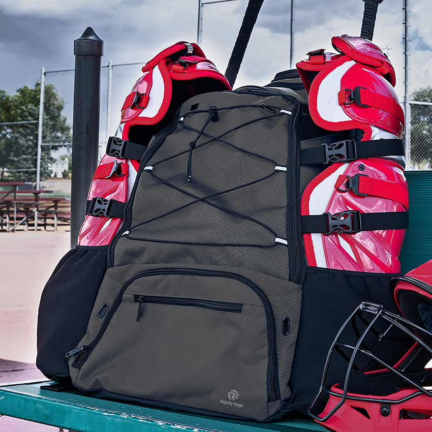 Softball-Schlägertasche mit Schuhfach für Jugendliche, Jungen und Erwachsene, leichte Baseball-Tasche mit Zaunhaken für TBall-Schläger-Baseball-Taschen RJ19656