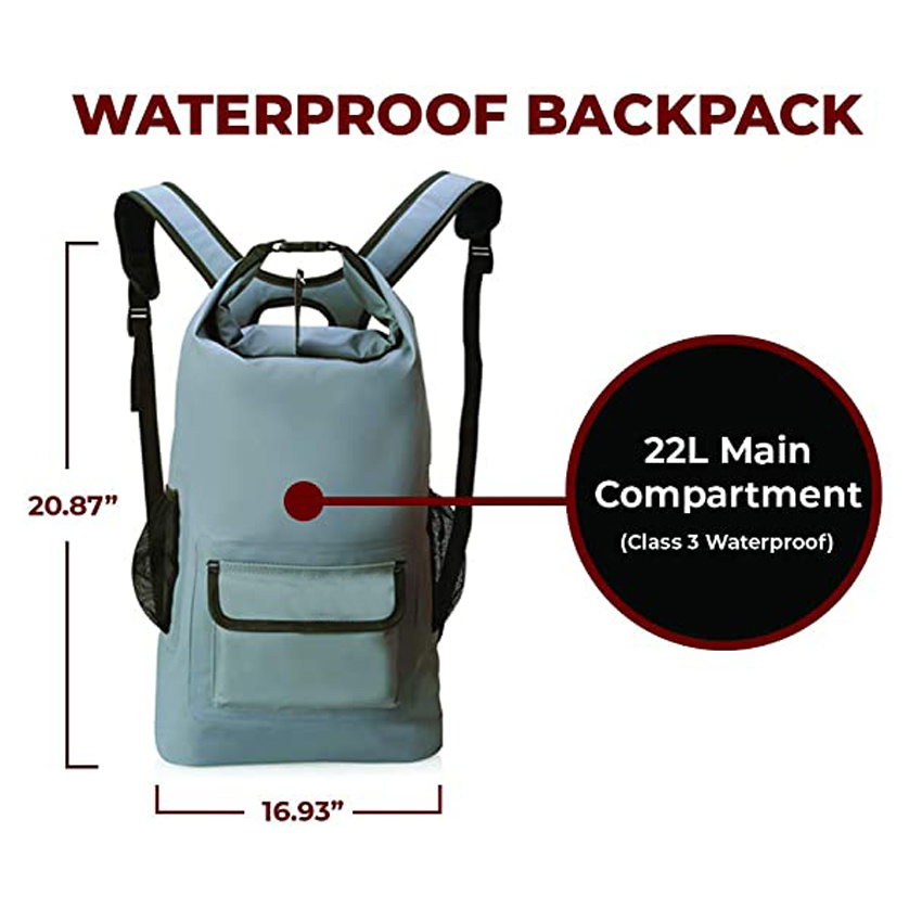 Floating Dry Backpack Marine Dry Bag Wassersporttaschen zum Kajakangeln