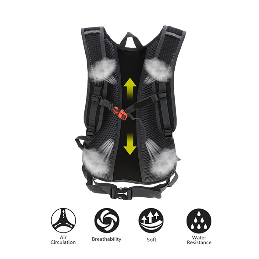 Leichter kleiner Tagesrucksack für den Alltag Wasserdichter Motorradrucksack Wanderrucksack Sporttasche