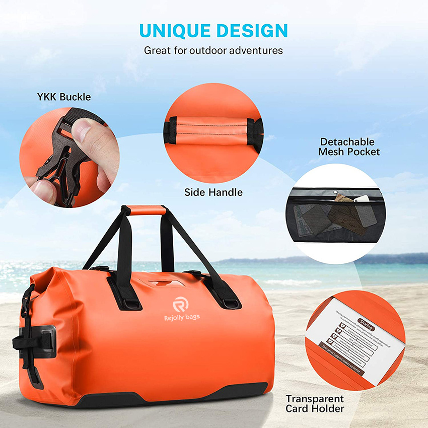 Große wasserdichte Duffle Travel Dry Duffel Bag Strapazierfähige Tasche mit strapazierfähigen Riemen und Griffen für Kajak Paddleboarding Bootfahren Rafting Angeln Duffel Bag