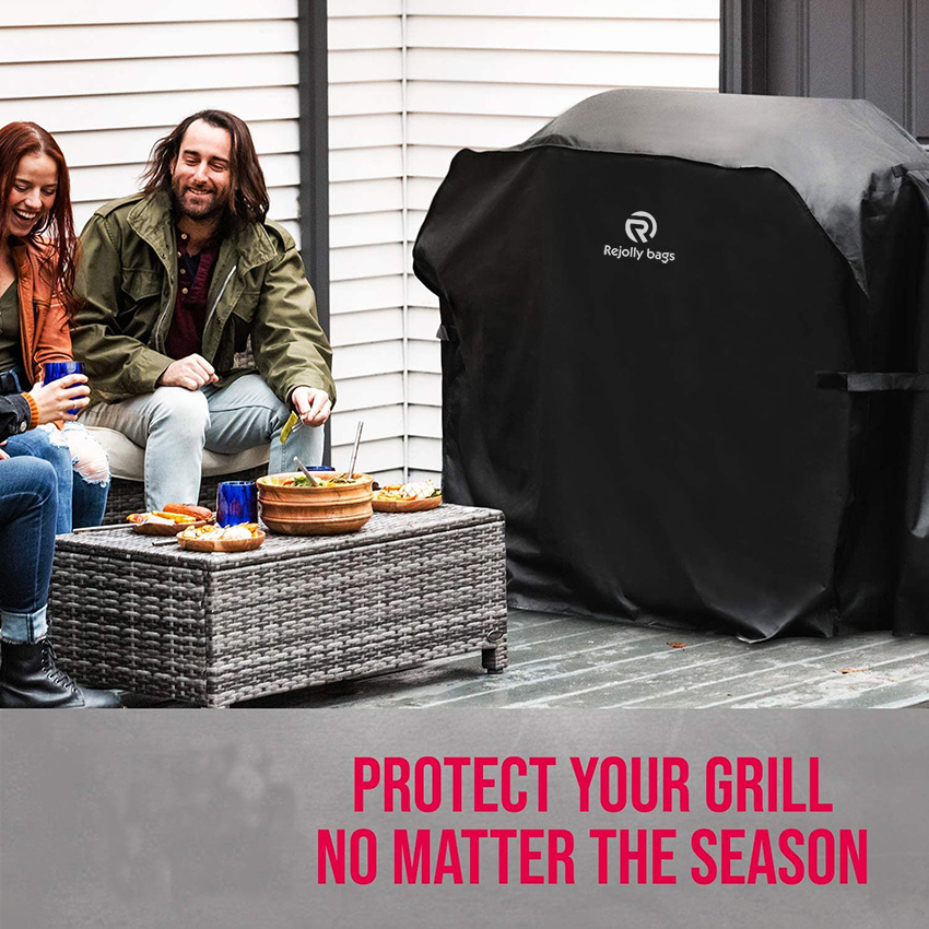 Premium-BBQ-Grillabdeckung, strapazierfähige Gasgrillabdeckung für Weber Spirit, Weber Genesis, Char Broil usw. Reißfeste und wasserdichte Grillabdeckung