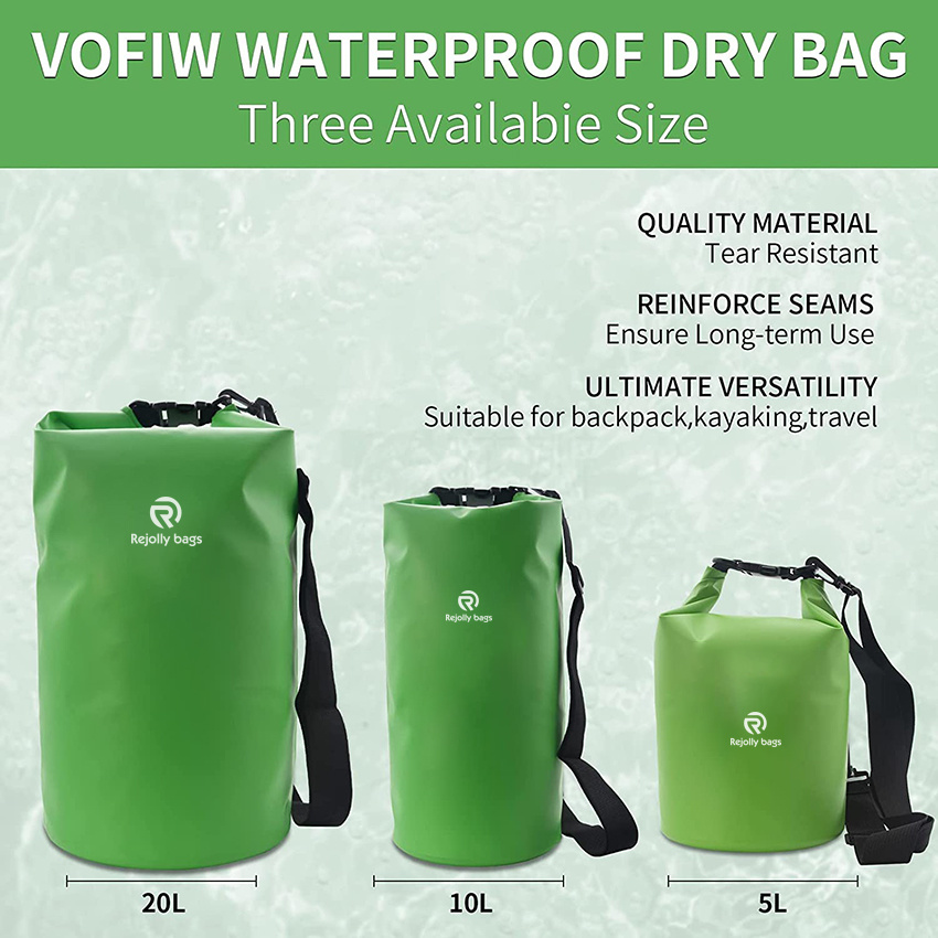 Wasserdichte Tasche 5L Ultralight Dry Bags Kajak Rolltop Kompressionssack Hält Ausrüstung Marine Rucksack für Rafting Bootfahren Schwimmen Camping