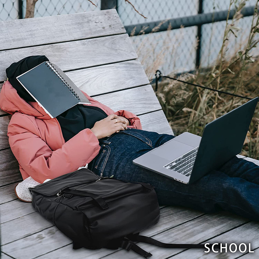 Laptop-Rucksack für Damen, Herren, Reisen, Arbeit, College, Schule, Büchertasche, wasserabweisend, von Fluggesellschaften zugelassen, mit Computerfachtasche