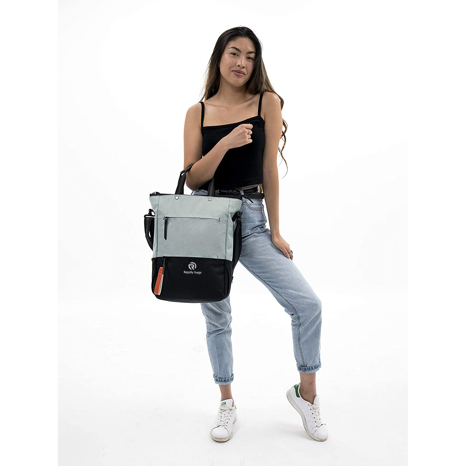 Reiserucksack, Geldbörse, College-Laptop, recyceltes Nylon, Crossbody-Taschen für Frauen, passend für 15-Zoll-Laptop-Einkaufstasche