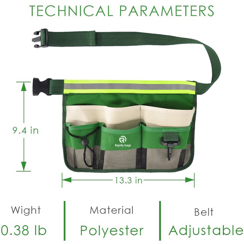 Verstellbare Oxford-Taillengurte und Garten-Gürteltasche zum Aufhängen, Werkzeugtasche