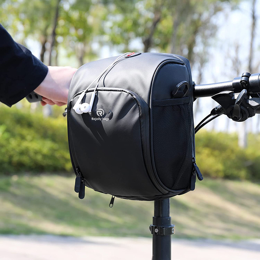 Wasserdichte Fahrrad-Frontschlauchtasche mit Schultergurt-Regenschutz für Mountainbike-Tasche