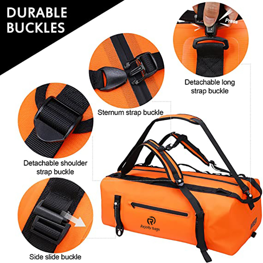 Wasserdichter, trockener, luftdichter Duffle-Rucksack für Camping, Kajak, Angeln, Bootfahren, Surfen, Outdoor, schwimmende Jagdtasche