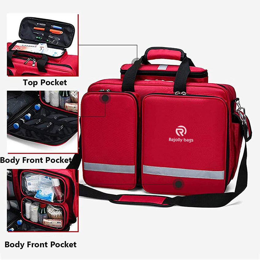 Notfallbehandlung First Responder Trauma Bag für Zuhause, Büro, Auto, Outdoor