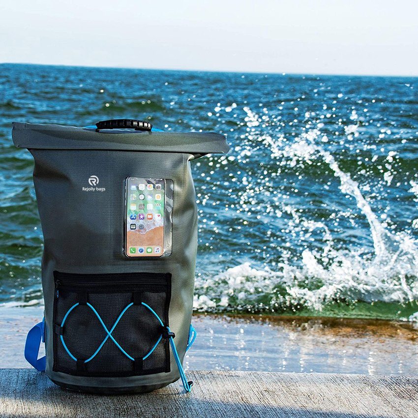 Wasserdichter Rucksack, leicht, trockener Beutel, schwimmend im Freien für Kajakfahren, Schwimmen, Camping