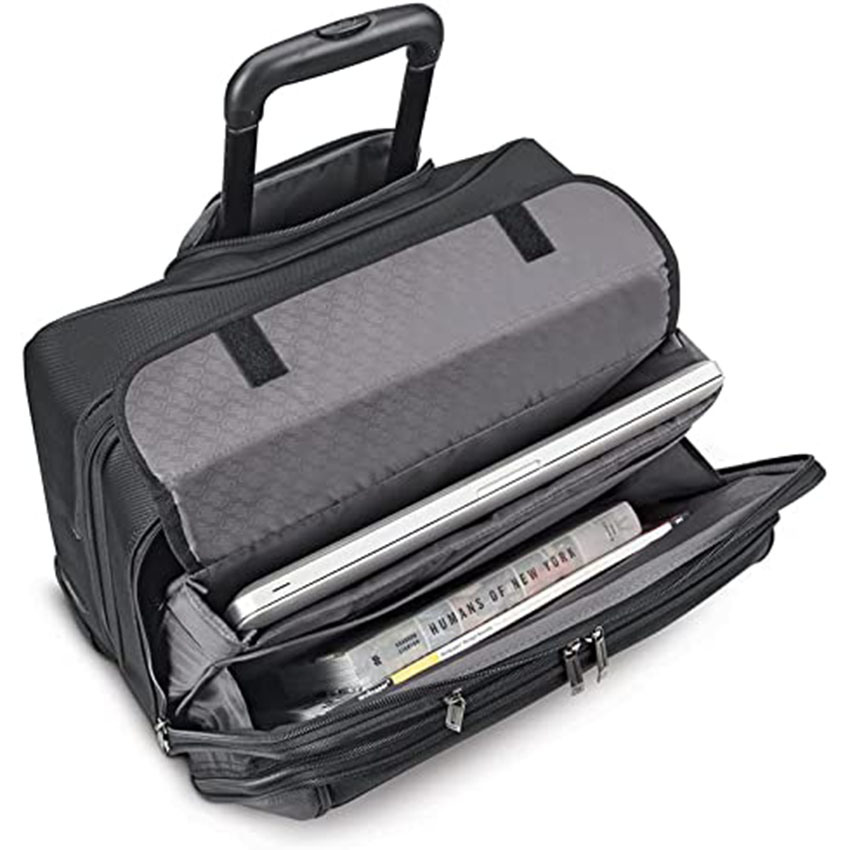 16-Zoll-Laptop-Rolltasche mit Schnellzugriffstasche für Business-Rolltasche