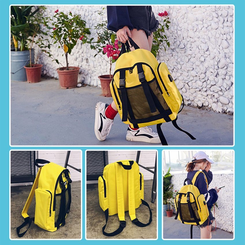 Reiserucksack Schulrucksack College-Tagesrucksack mit USB-Ladeanschluss, modischer Reise-Business-Rucksack