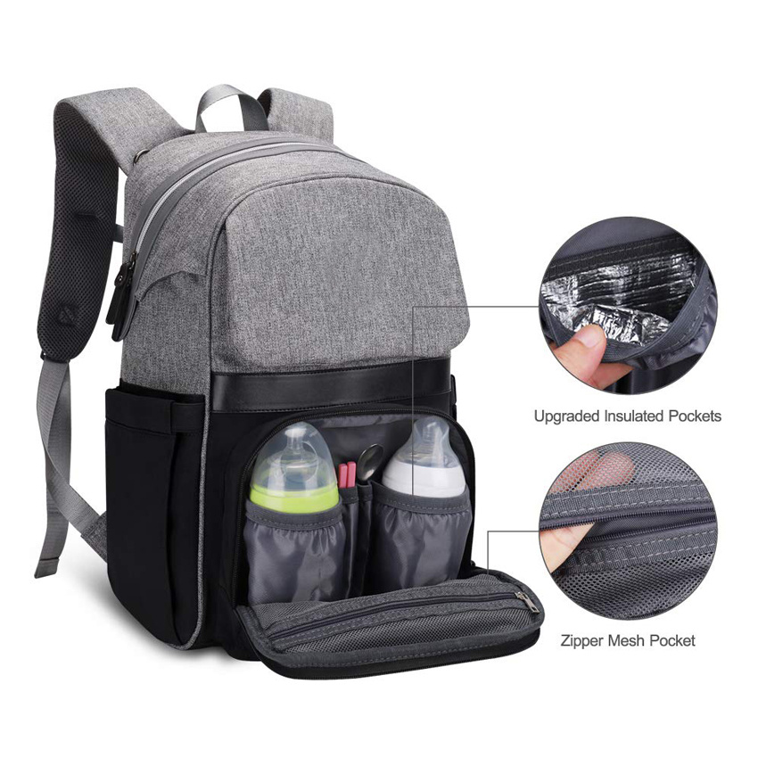 Baby-Schlafwindeltaschen Wasserdichte multifunktionale Baby-Taschen-Rucksack-Mama-Reisetasche