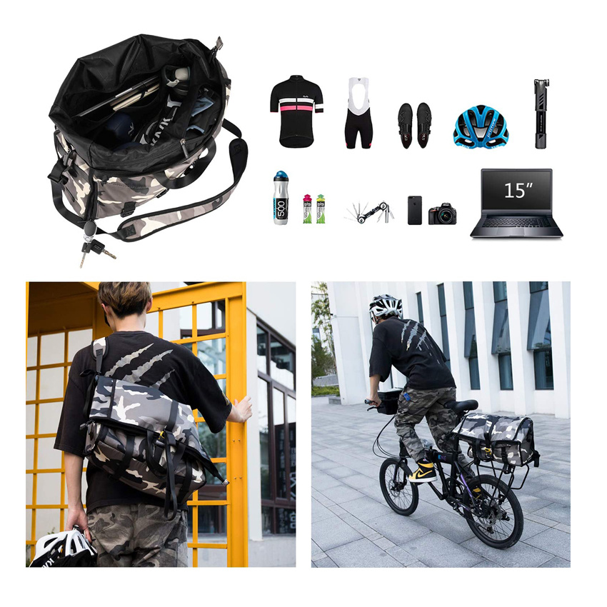 Fahrradzubehör Taschen Fahrradtasche Multifunktions-Fahrrad-Aufbewahrungstasche Fahrradtasche