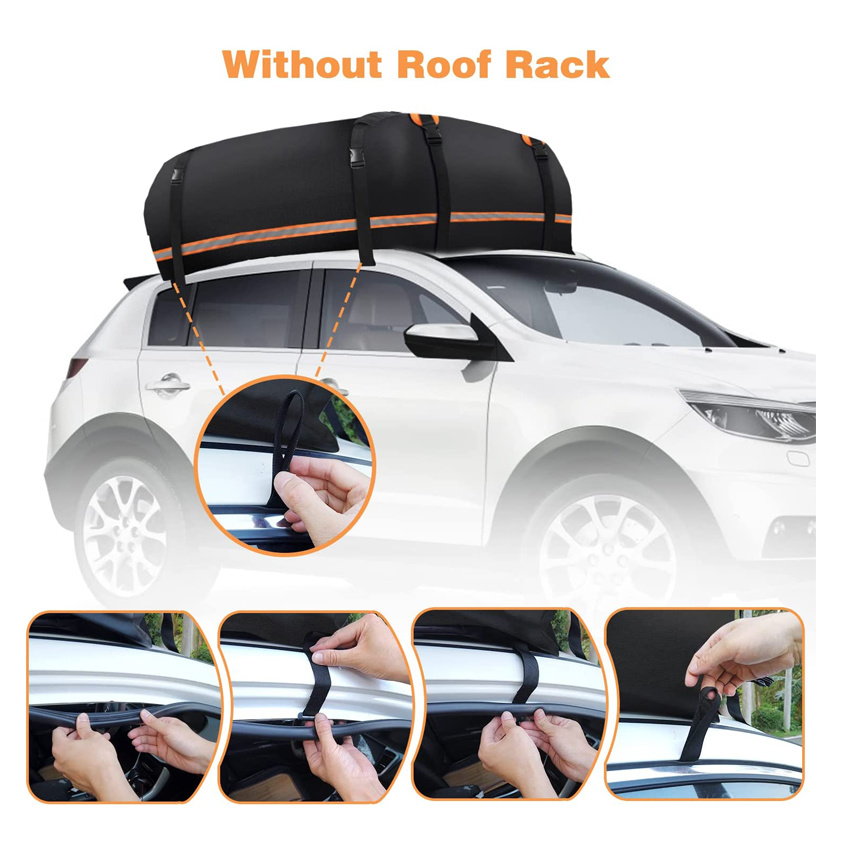 Rooftop Cargo Bag Wasserdichter Softshell-Fahrzeug-Autodach-Gepäckträger für alle Fahrzeuge SUV