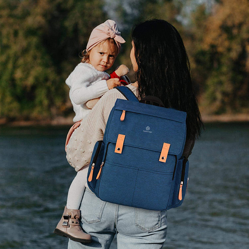 Multifunktions-Windeltaschen mit großer Kapazität für Baby-Mädchen-Jungen-Unisex-Reiserucksack Wasserdichter Rucksack Babytaschen