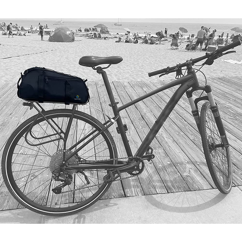 Fahrrad-Gepäckträgertasche mit großer Kapazität zur Aufbewahrung von Hartschalen