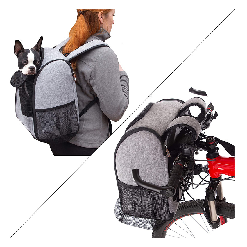 Pet Products Reise-Fahrradrucksack für Haustiere, tragbare Haustier-Fahrradtasche, Hundekäfig