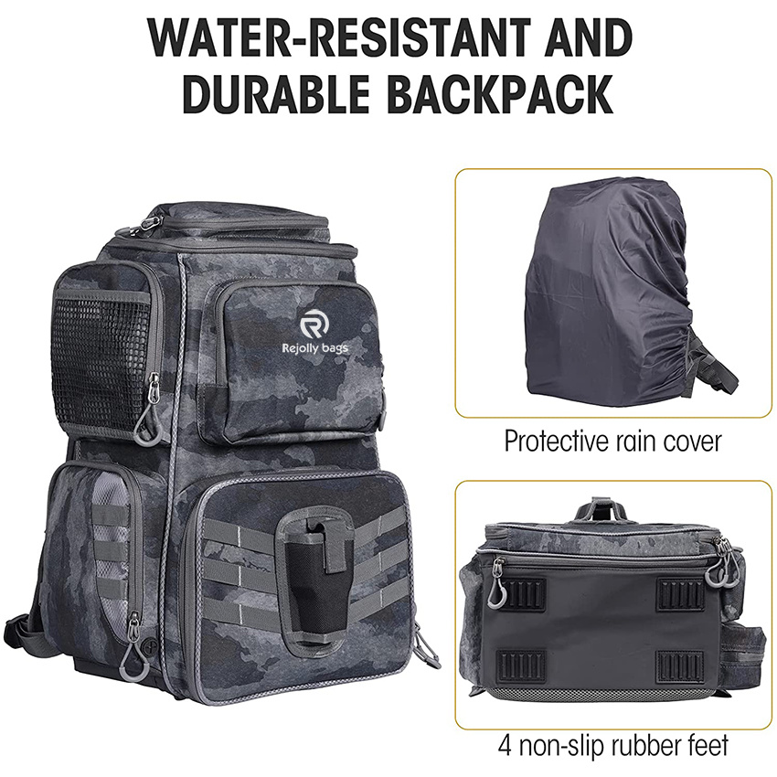 Große wasserdichte Tackle-Taschen-Aufbewahrung, wasserdichte Regenschutzhülle, Rucksack für Forellenangeln, Outdoor-Sportarten, Camping, Wandern, Angelrutentaschen