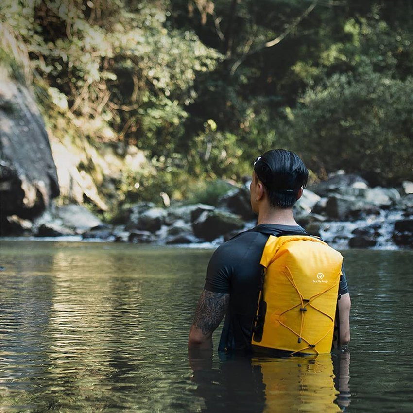 Wasserdichter trockener Seesack im Freien zum Tauchen am Meer, Schnorcheln, Schwimmen, Rafting