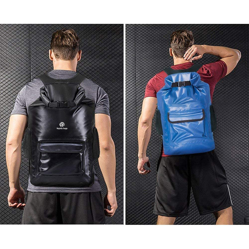 Wasserdichter Rucksack, schwimmender Trockensack, Rucksack, 22 l, Rolltop, hält die Ausrüstung trocken, für Männer und Frauen, Kajakfahren, Bootfahren, Rafting, Schwimmen, Wandern, Camping, Reisen, Strand