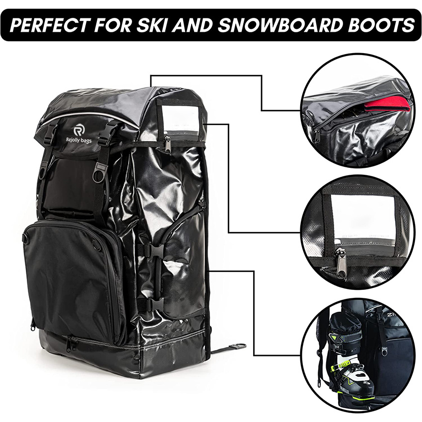 Wasserdichter Ski- und Snowboardrucksack mit riesigem Hauptfach für Outdoor-Sportarten