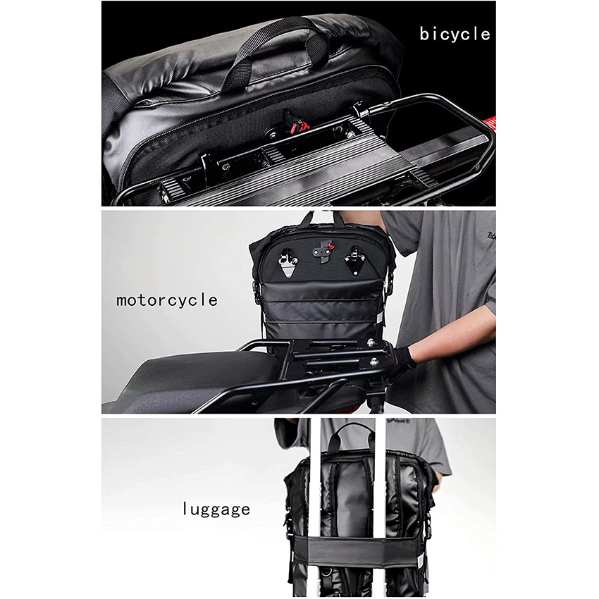 Multifunktions 24L Fahrradtasche Rucksack Wasserdichte Fahrrad Rücksitztasche RJ228348