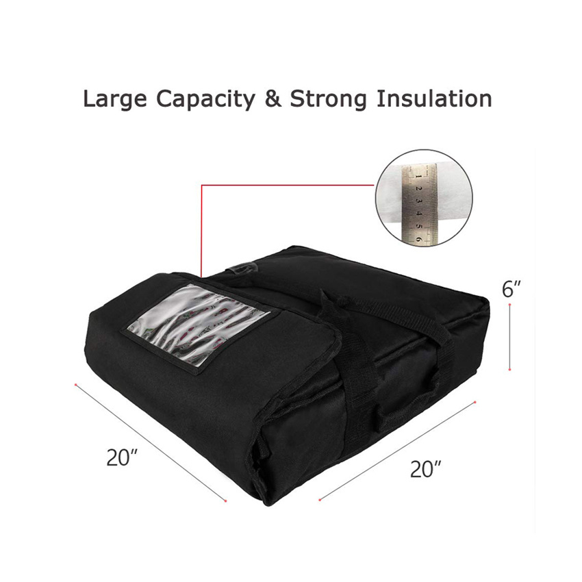 Lebensmittel-Liefertasche Große isolierte Liefertasche Eiskühltasche