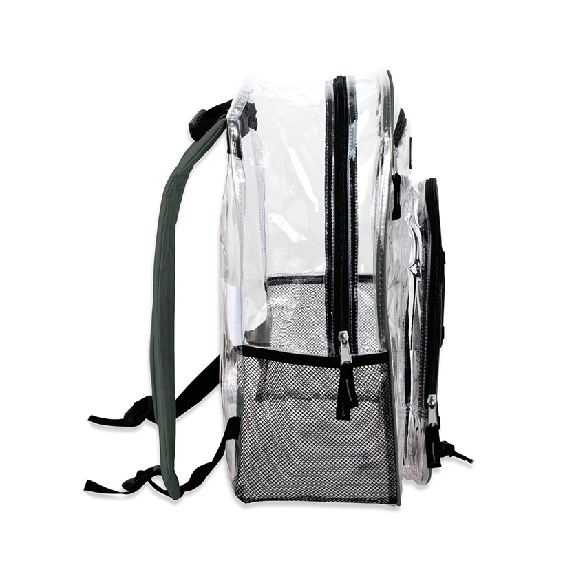 Klarer Rucksack Strapazierfähige transparente Tasche Bester Tagesrucksack Wasserdichter Rucksack PVC-Rucksack