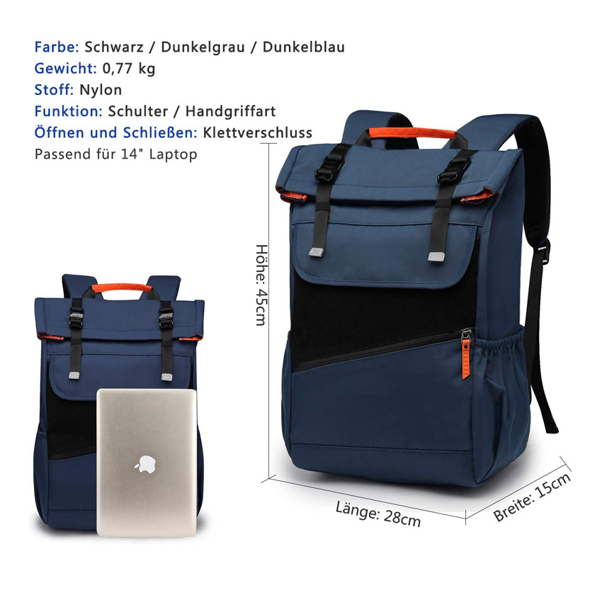 Schultaschen für 14-Zoll-Laptop-Rucksack Lässige Schule Daypack Reiserucksack Tagesrucksäcke