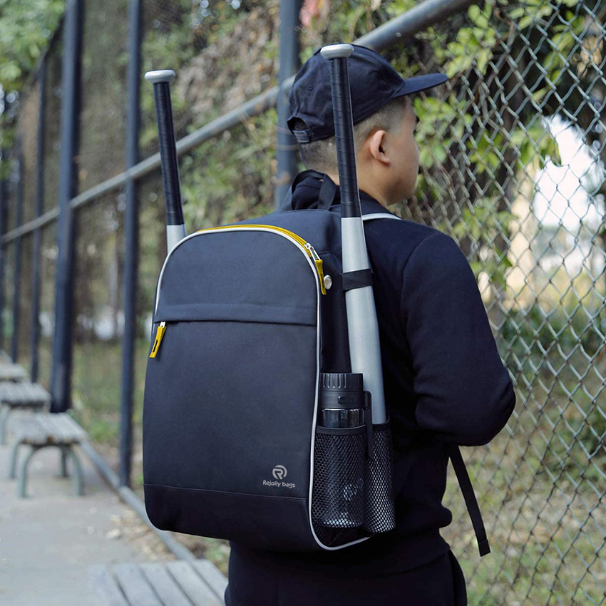 Softball-Tasche & Tball-Baseball-Rucksack für Jungen, Teenager, Erwachsene – Platz für 2 Schläger, 2 Flaschen, Helm, Handschuh – belüftete Design-Baseballtaschen RJ19668