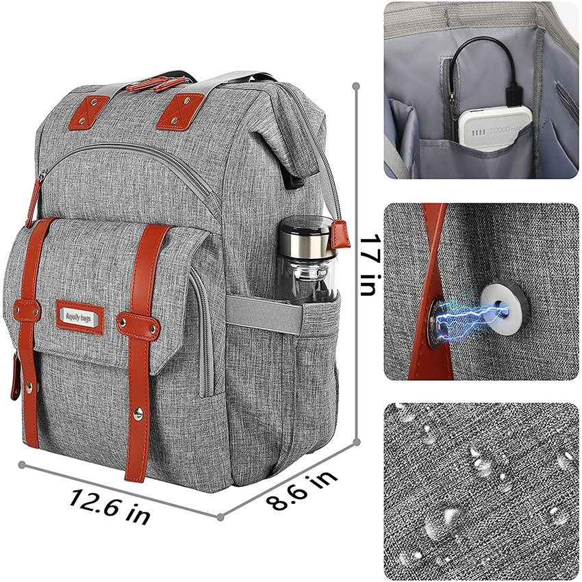 Lehrer Arbeit Reisen Lässige Büchertasche Wasserabweisend College Schule Computer Geldbörse Tasche Wasserdichter Laptop Rucksack