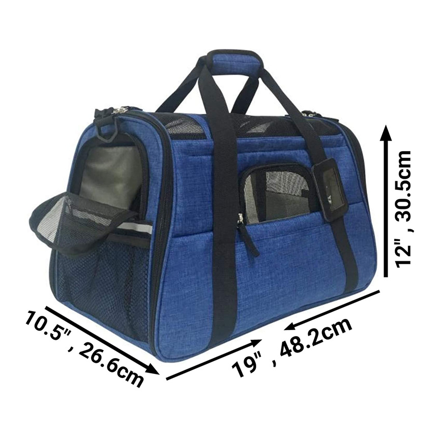 Pet Carrier Luxury Pet Travel Tote Bag Premium-Haustierkäfig für Katzen und kleine Hunde