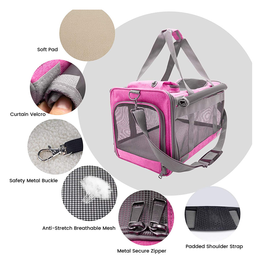 Pet Supply Hundetragetasche Pet Cage Travel Tote Bag für Hund und Katze