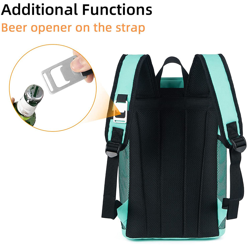 Cooler Rucksack 26 Dosen isoliert auslaufsicher für Damen Herren Strand Camping Picknick Angeln Wandern Mittagessen Wasserdichter Rucksack