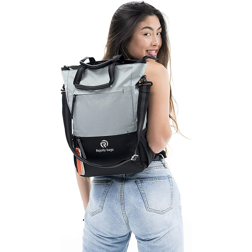 Reiserucksack, Geldbörse, College-Laptop, recyceltes Nylon, Crossbody-Taschen für Frauen, passend für 15-Zoll-Laptop-Einkaufstasche