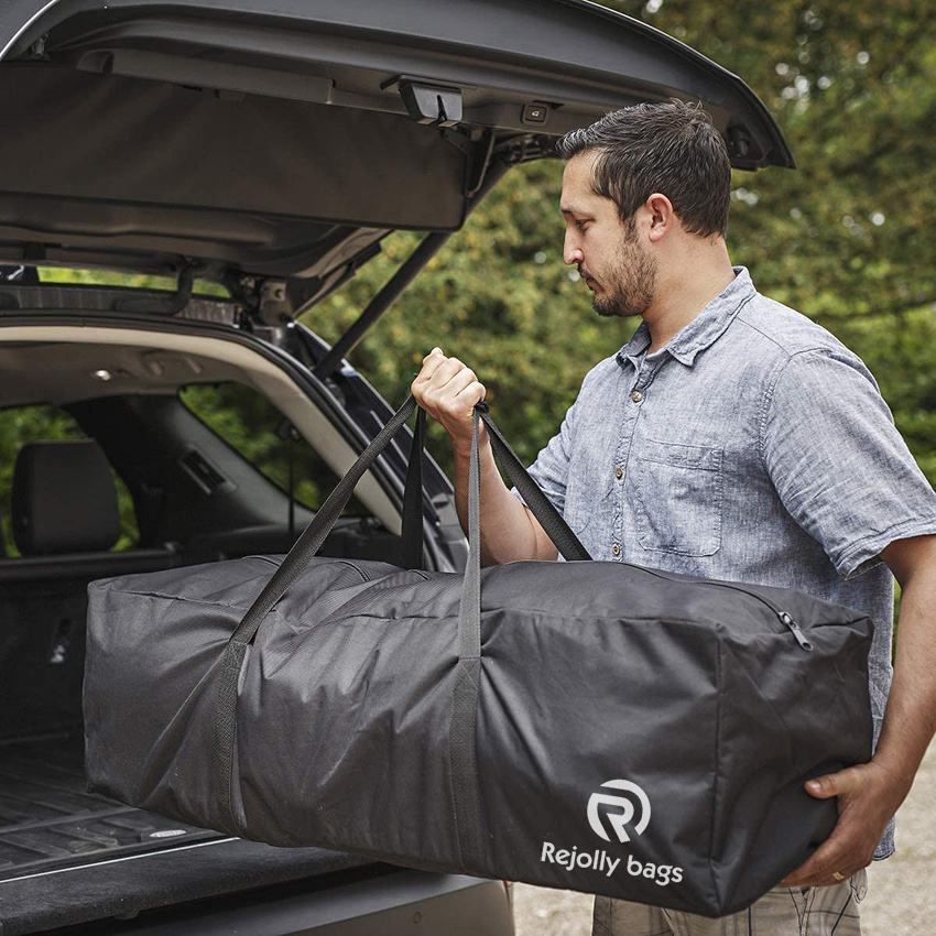 45-Zoll-Reißverschluss-Reisetasche für Sportgeräte, wasserabweisende, übergroße, trockene Reisetasche