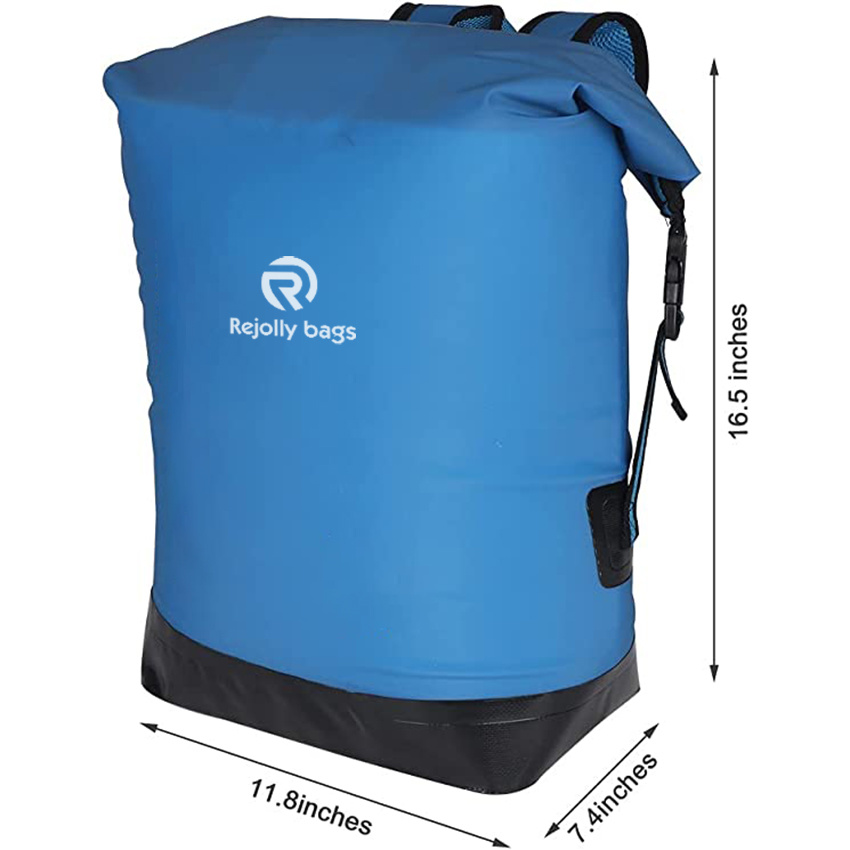 Wasserdichter, trockener Rolltop, schwimmender, isolierter Kühlrucksack für Reisen, Bootfahren, Kajakfahren, Schwimmen, Angeln, Camping und Strandtasche