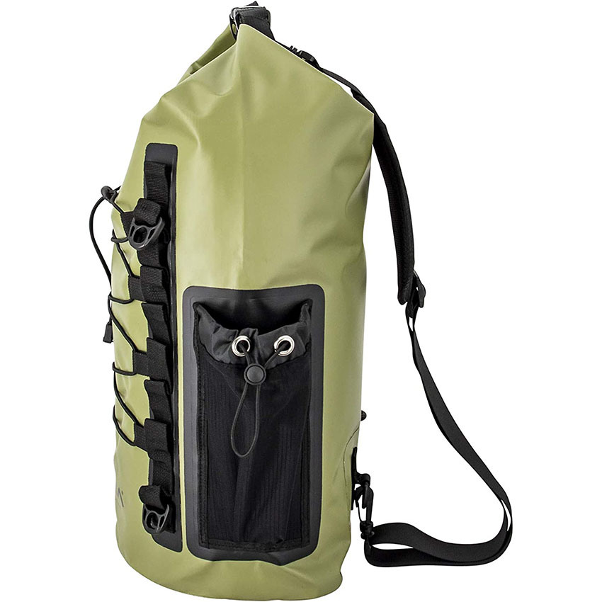 Wasserdichte Dry Sling Bag und Rucksack mit Rolltop