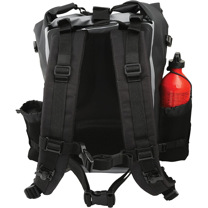 Wasserdichter 40-Liter-Rucksack mit trockenem Dokumentenfach für Camping, Reisen, Schwimmtasche