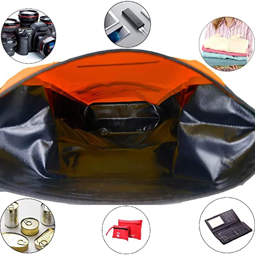 Multi-Use Dry Pack Wasserdichter Rucksack zum Skifahren, Wandern, Schwimmen, Bootfahren, Angeln, Camping, Angeln, Kanutasche