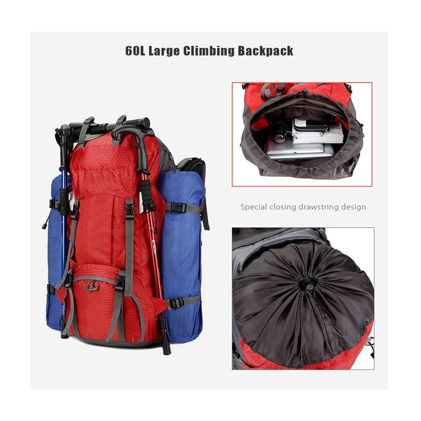 Wasserdichte Sporttasche Leichter Wanderrucksack Outdoor Sport Reisetasche zum Klettern Camping Touring