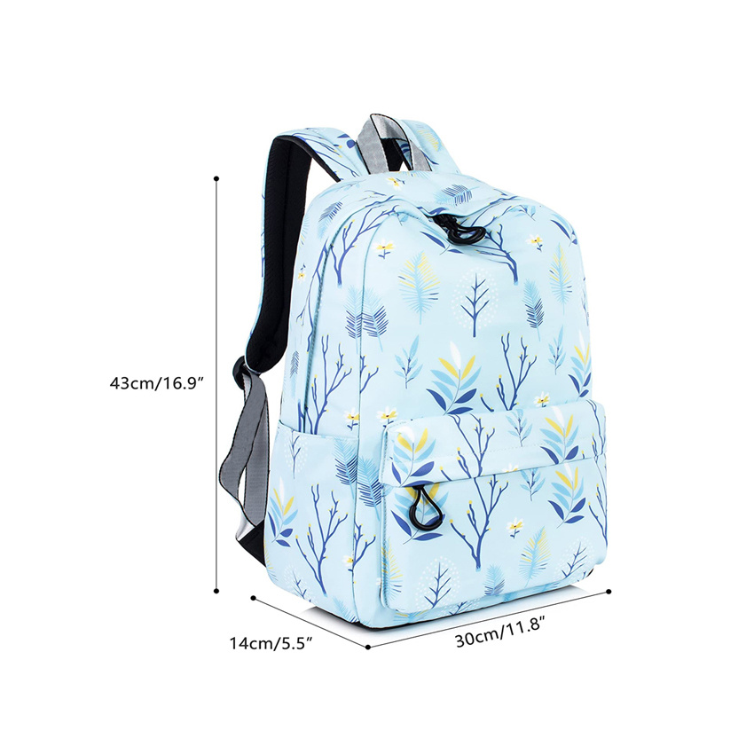 Wasserabweisender Laptop-Rucksack, College-Rucksack, Schultaschen, Umhängetasche