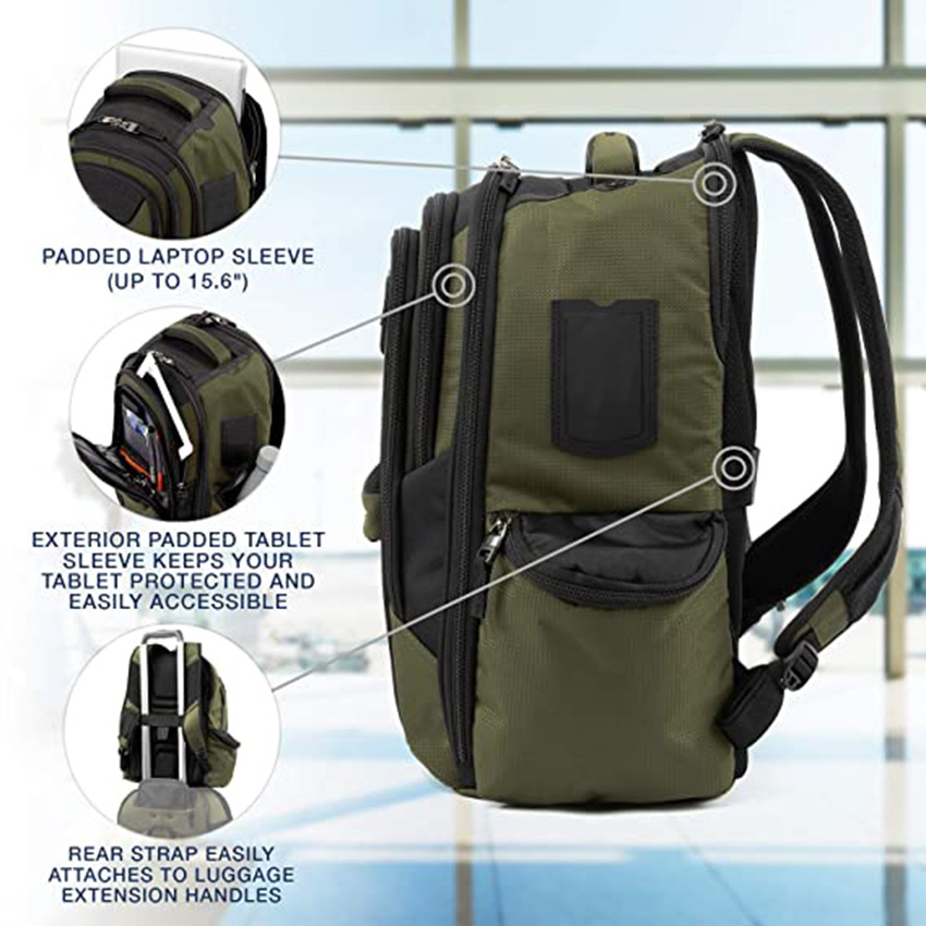 Designer Travel Professional Leichter Rucksack Multifunktionaler Schul-Laptop-Hüllen-Rucksack