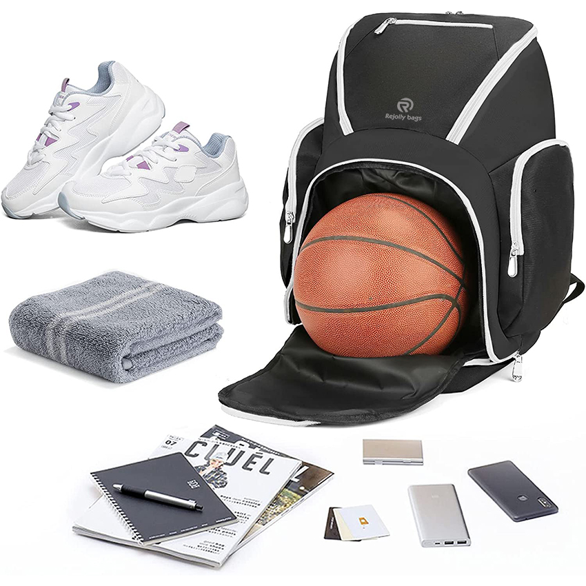 Basketballtasche Große Sporttasche für Männer Frauen mit Laptopfach, Fußball, Volleyball, Schwimmen, Fitnessstudio, Reiseballtasche RJ196112