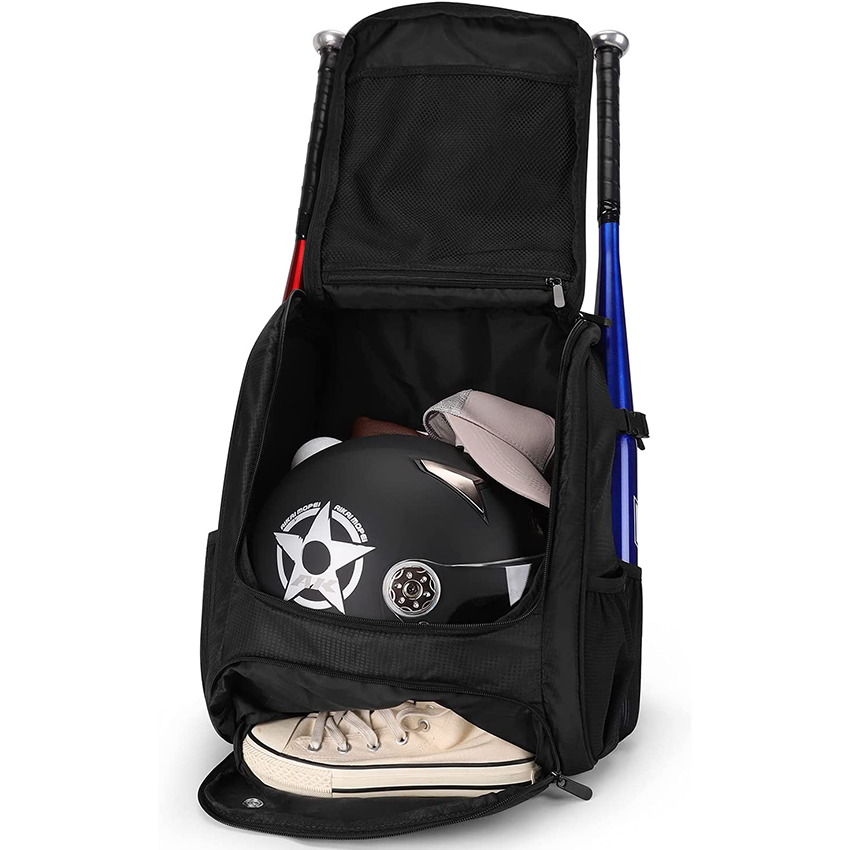 Softball-Tasche für Baseball-Ausrüstung und T-Ball-Schläger, Jugend-Baseball-Rucksack mit Schuhfach für Mädchen, Jungen-Baseball-Taschen RJ19652