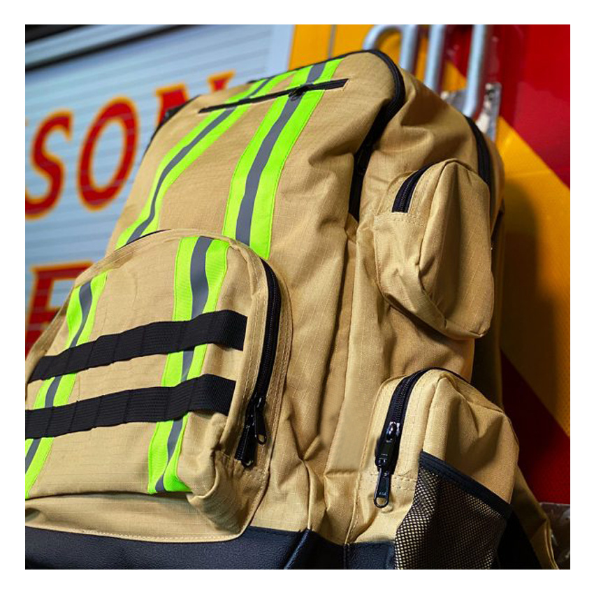 Großer strapazierfähiger Outdoor-Rettungsrucksack, Rucksack für Feuerwehrausrüstung