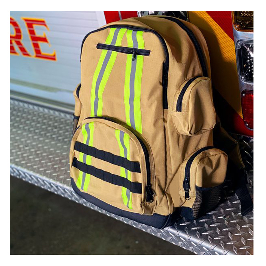 Großer strapazierfähiger Outdoor-Rettungsrucksack, Rucksack für Feuerwehrausrüstung