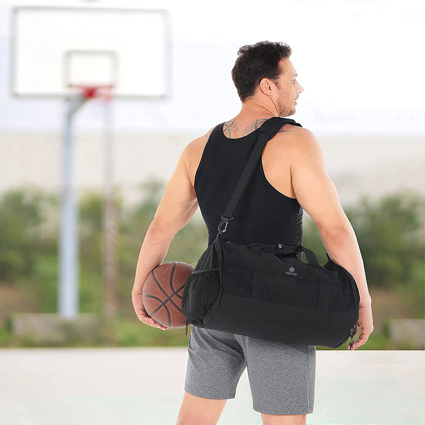 Basketball-Sporttaschen mit Schuhfach und Nasstasche Reisetasche E-freundliche und leichte Sporttasche